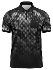 Arraz Hex Dartpolo Schwarz-Weiß