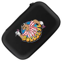 Mission Bullseye großes Darts Case - Schwarz - Bully Logo