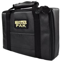 Master Pak Schwarz Leder Edition Dart Koffer Case