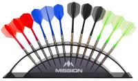 Mission Station 12 Darts Display Schwarz