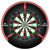 Mission Torus 270 Rot Dartboard Beleuchtung