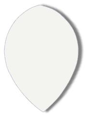 Nylon Stoff Flight weiß Pear