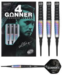 One80 Gunner 4 Signatur Softdart Schwarz-Rainbow 22g