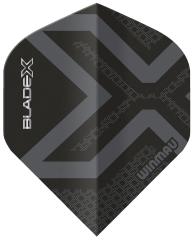 Winmau Blade X  Prism Delta Flights No2 Metallic Schwarz
