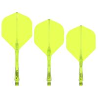 Winmau Fusion Flight-Shaft Neongelb