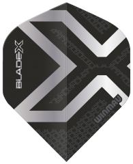 Winmau Blade X  Prism Delta Flights Metallic Schwarz-Silber