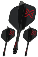Winmau Fusion Blade X Flight-Shaft Schwarz