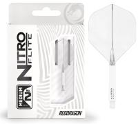 RedDragon Nitro Flite No2 Shaft-Flight Kombination Weiß-Klar