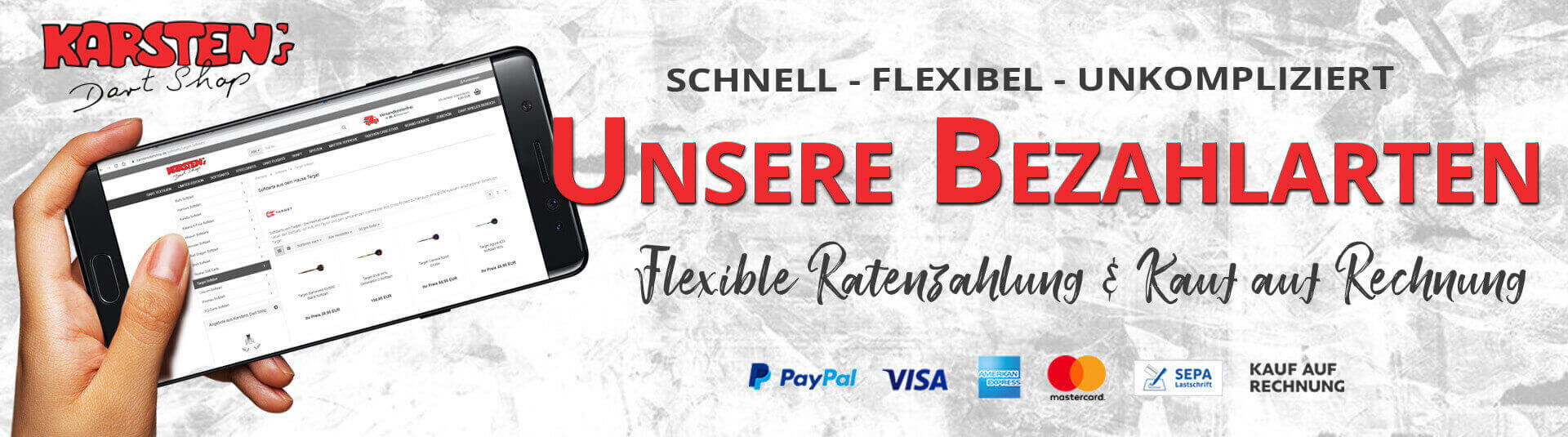Bezahlarten Visa Mastercard Paypal Überweisung